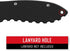 Coast - 21627 COAST DX300 Double Lock Folding Knife with 3" Hooked Stainless Steel Blade,Black...