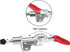 10Pcs 301AM Push Pull Action Toggle Clamp, 110lbs Adjustable Quick Release Toggle Clamps for Woodworking, Welding...
