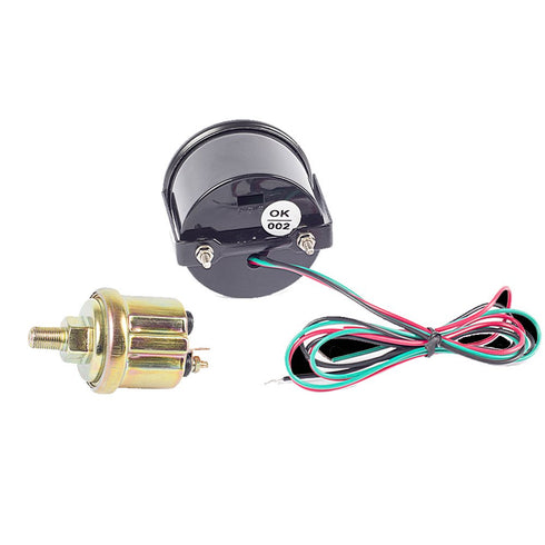ESUPPORT Car 2" 52mm Digital Oil Press Pressure Gauge Red LED...