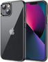 JETech Case for iPhone 13 Mini 5.4-Inch, Non-Yellowing Shockproof Phone Bumper Cover, Anti-Scratch Clear Back (Black)...