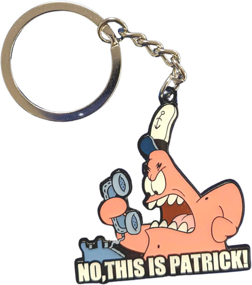 Zen Monkey Studuios' "No, This is Patrick!" - SpongeBob Squarepants Enamel Keychain...