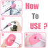 Silicon Makeup Brush Cleaning Mat Makeup Brush Cleaner Pad with Back Strap Cosmetic Brush Cleaning Mat Portable Washing Tool for Makeup (Pink)...
