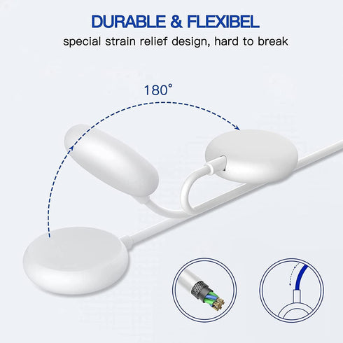 2PCS USB C Watch Charger Cable for Google Pixel-Watch, Magnetic Replacement Charging Cable Cord Stand for Google Pixel Smartwatch, 3.3FT......