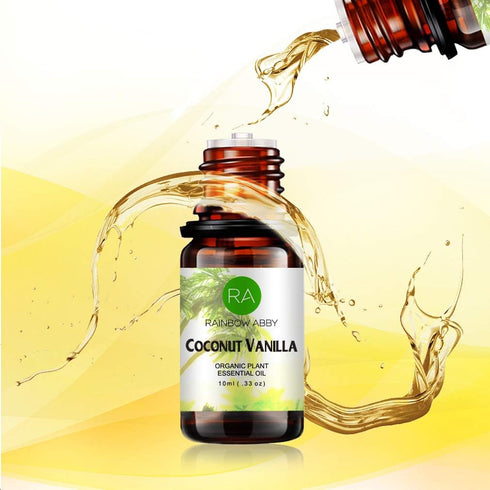 2-Pack Coconut Vanilla Essential Oil - 100% Pure, Best Organic Therapeutic Grade Blend Essential Oil - 10 ml...