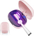 Toothbrush Covers Case San itizer and Holder with UV Light,Toothbrush Covers with Holder, Rechargeable Portable Toothbrush Cleaner Case, Toothbrus...