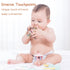 Baby Teething Toy for Babies 3-12 Months, Silicone Baby Teether Toys with Rattle, Rattle Sensory Teether Toy, Baby Chew Toys for Teething Relief, ...