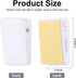 50 Pieces Self Adhesive Clips Adhesive Wall Tapestry Clips White Poster Spring Clips Plastic Sticky Picture Hanging Clips for Teachers Double Side...