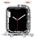 2 Pack Crystal Diamond Bling Cases Compatible with Apple Watch 7 45mm, ANOTCH Anti-Scratch Protective Cover for iwatch Series 7 45 mm Accessories ...