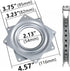 2 Pcs 4 Inch Lazy Susan Turntable Bearings Hardware, Susan Swivel Plate for Lazy Susan, Kitchen Storage Racks, Craft Table...