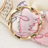 Round Twisted Circle Silk Scarf Ring Brooch for Women Girls Minimalist Shawl Scarves Buckle Wrap Clip Fashion Dress Accessories Decoration Jewelry...