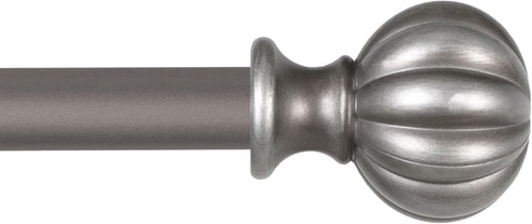 Kenney - 71631 Rachel Standard Decorative Window Curtain Rod, 28 to 48-Inch, Italian Pewter...