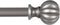 Kenney - 71631 Rachel Standard Decorative Window Curtain Rod, 28 to 48-Inch, Italian Pewter...