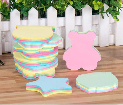 Sticky Notes Self-Sticky Notes,100 Sheets/Pad, 10Pads/Pack in Box,Easy to Post for School, Business, Family,Great Office Supplies (Flower Shape)...