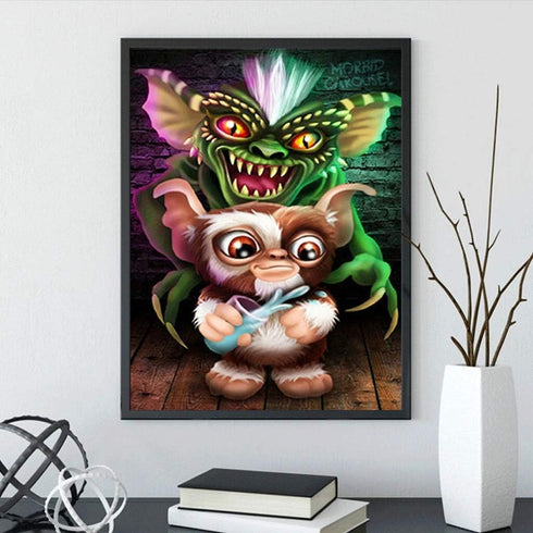 MMAHD 5D DIY Diamond Art Painting Kits for Adults Full,Fairy Monster Full Drill Embroidery Paintings Rhinestone Pasted DIY Painting Cross Stitch A...