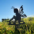 Metal Fairy Fairy Yard Art Garden Yard Art Metal Yard Silhouette Silhouette Fairies Null Lawn Ornament Hanging Wall Sculpture Home Decorations(18,...