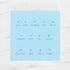 PME Fun Fonts-Numerals & Special Characters Set of 31, Collection 1, Standard, Blue, 31...