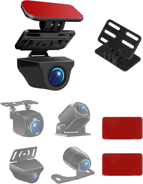 Rear Camera Holder Dash Cam Car Rear Camera Rear Window Bracket Backup Camera Mount ?Strong Adhesive? 180° Adjustment Rearview Camera Bracket Rear...