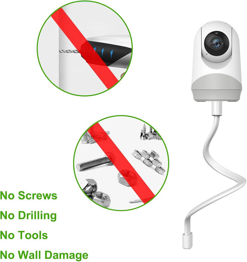 Baby Monitor Mount for OD8050/OD8051/OD8052, Universal Baby Camera Holder, Baby Monitor Mount Camera Shelf, Baby Camera Stand, Baby Monitors Holde...