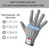 Cutting Gloves, 2 Pairs of Cut Resistant Gloves Food Grade, Kitchen Gloves for Cutting, Oyster Shucking, Fish Fillet Processing, Carving Wood and ...
