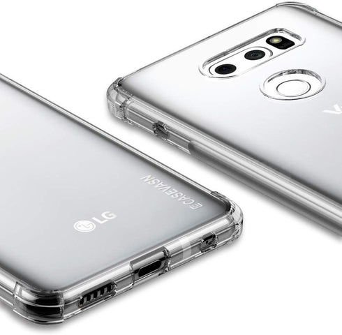 TPU for LG V30/V30S/V30 Plus/V30S ThinQ/V35/V35 ThinQ Case Clear, Ultra Slim Thin Anti-Scratches Flexible TPU Gel Rubber Soft Skin Silicone Protec...
