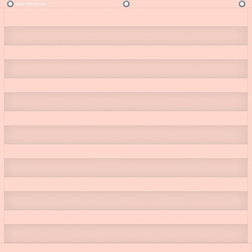 Teacher Created Resources Blush 7 Pocket Chart (28" x 28") (TCR20102)...