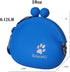 Silicone Dog Treat Pouch with Waist Carebiner, Small Treat Pouch for Pet Training, Cute Portable Treat Bag Container for Leash Darkblue, Best Gift...