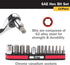 Titan 16111 13-Piece SAE Hex Bit Set...