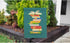 Moslion Book Garden Flag Vertical Double Sided Open Books School Education Library Knowledge Study House Flags Home Burlap Banners 12.5x18 Inch fo...