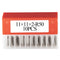 11mm Square Carbide Inserts Cutters Knives Blades with 2” Radius 11×11×2.0mm-R50-30°for Woodworking Spiral/Helical Planer Cutter Head or Lathe Tur...