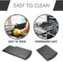 2 Pack Sliding Coffee Maker Tray, 12’’ Countertop Appliance Caddy Slider for Blender Toaster under Carbinet, Black ABS Rolling Out Tray...