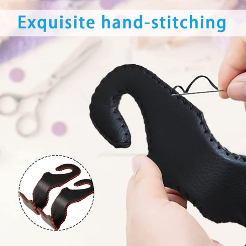 Car Seat Headrest Hooks 2 Pcs, Leather Durable Auto Backseat Hangers Storage Organizer, Universal Vehicle Interior Holder Accessories for Purse Gr...