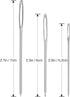 NuLink Large Eye Blunt Needles for Hand Sewing 12 Pieces Sewing Needles Needles for Sewing Embroidery Needles for Hand Sewing Yarn Knitting Needle...