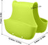 3 Pack Saddle Silicone Sink Caddy, Sponge Soap Brush Holder Basket Organizer Storage for Kitchen (Blue, Green, Pink)...