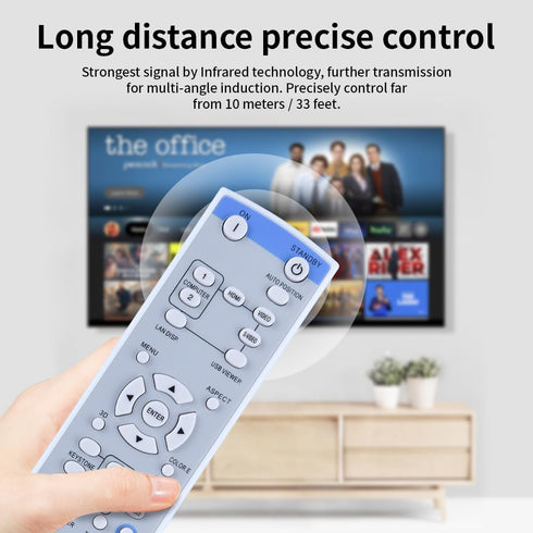 PZL New Remote Control Replacement for Mitsubishi Projector XD600U XD600U-G FD630U XD280U-G......