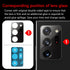 2PCS Soaosdr Original Back Rear Camera Lens Glass Replacement for Galaxy Note 20 Ultra 6.9 inch with Lens Protective Film+pre-Installed Adhesive+R...