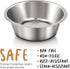 PEGGY11 Deep Stainless Steel Anti-Slip Dog Bowls - Single Pack, 2 Cups...