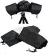 Camera Rain Cover Photo Professional Camera Rain Cover Medium and Long Focus Lens Rainproof Cover Black for Outdoor Photography...