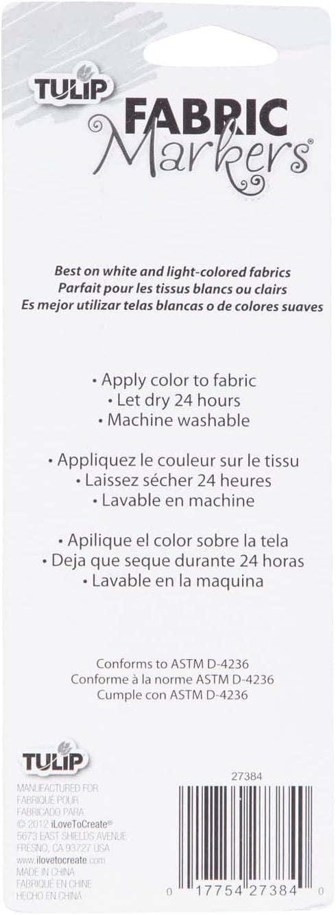 TULIP Fashion Markers 27384 Mrkt Opstk Fat Black...