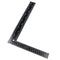 Metal L Square Ruler, 90 Degree Right Angle Metric and Inches Ruler, Double Sided Ruler with Clear Scale, Stainless Steel Right Angle Measuring To...
