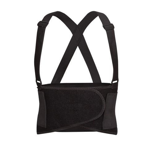 Cordova SB-M Adjustable Back Support Belt with Attached Suspenders, Medium, Black...