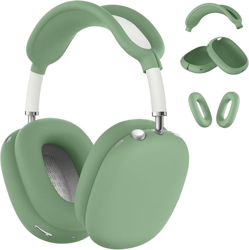 Case Cover for AirPods Max Headphones, Anti-Scratch Ear Pad Case Cover/Ear Cups Cover/Headband Cover for AirPods Max, Accessories Soft Silicone Sk...