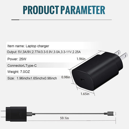 USB C Charger?2 Pack 25W Samsung Fast Charger Type C for Galaxy S22 Ultra/S22/S22+/S23/S21/S21 Ultra/S20/S20 Ultra/Note 10 Plus/Note 20 Ultra/Z Fo...