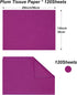 Jkopsnr 120 Sheets Plum Tissue Paper 20x14 Inches Plum Tissue Paper for Gift Bags Plum Wrapping Tissue Paper Bulk for DIY Crafts Birthday Hallowee...