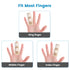 2PCS Finger Splints, Finger Brace for Trigger Finger - Broken Finger - Arthritis - Straightening - Pain Relief, Finger Protectors Support for Inde...
