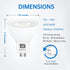 GU10 LED Bulbs Dimmable,3000K Warm White 550LM Track Light Bulb,7W (50W Equivalent),Spot Light Bulb for Recessed Lighting,6 Pack...