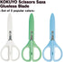 Scissors Saxa Glueless Blade 3 Color Set White, Green, Blue, And Sticky Note Set Hasa-P280W, Hasa-P280G, Hasa-P280B...