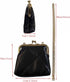 1Pcs Women Kiss Lock Purses and Handbags Vintage Purses Wallet Crossbody Bag Handbag...