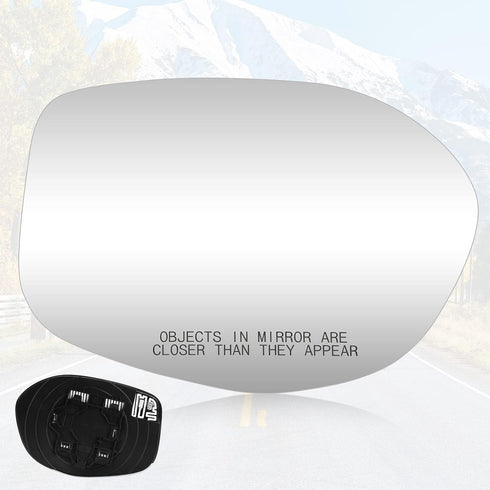 Youxmoto Passenger Right Side Heated Mirror Glass, Fit For Honda Odyssey 2014 2015 2016 2017, with Backing Holder Mirror Glass, Fit 76203-TK8-A51 ...