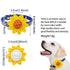 8PCS Dogs Collar Flowers Large Bows Charms Attachment Acessories Sliders Sunflower Pink Yellow Purple Orange Red for Large Medium Puppy Doggy Pet ...