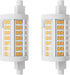 R7S LED Bulb 78MM, 15W Dimmable J78 Flood Light, 150W Halogen T3 Replacement for Torchiere Wall Sconce Work Light Banker Light, Natural White 4000...